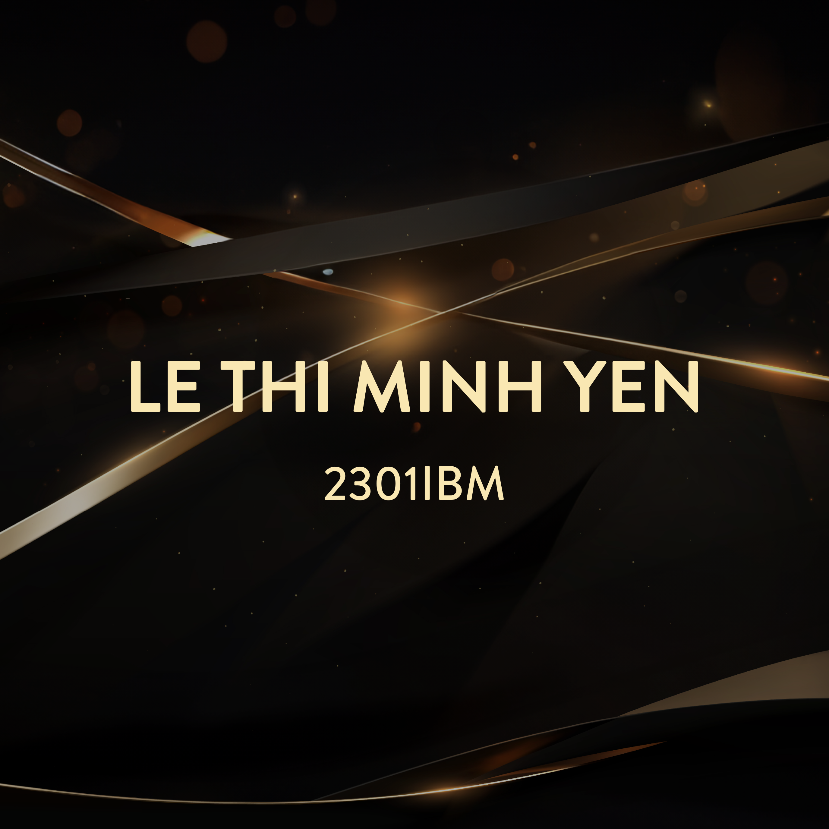 Poster for "Le Thi Minh Yen"